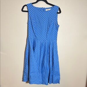 Blue Polka Dot Dress
